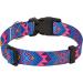 Mihqy Adjustable Dog Collar - Soft Bohemian Design for All Sizes | Comfortable Floral & Geometric Patterns - Perfect for Small Medium & Large Dogs (Neck 38-63 cm Width 2.5 cm) - Buy Online on GoSupps.com