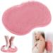 Slip-proof silicone massage pad foot brush W scher Massager shower shower foot massager scrubber silicone shower foot scrubber massage cleaner with non-slip suction cups (red)