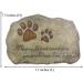 Personalized Dog Memorial Stone | Indoor Outdoor Garden Grave Marker | Loss of Pet Gift - Buy Online on GoSupps.com