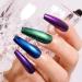 Imtiti Pearl Gel Nail Polish Set 5 Colors Transparent Shell Shimmer Nail Gel Polish Blue Purple Rose Gold Green Mermaid Nail Drawing Gel With Black Gel Polish Spring Summer Soak Off UV Led 6ML - Buy Online on GoSupps.com