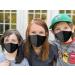 Adjustable Breathable Sport Face Mask Black 2 Pack | Reusable Washable Comfort Mask for Men Women Youth - Buy Online on GoSupps.com
