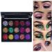15 Colors Glitter Shimmery Sparkle Glittery Eyeshadow Makeup Palette Pallet Glitter for Girls,Pink Silver Red Rose Green Sparkling Sparkly Glitter Gel Pigment Eyeshadow Face Paint Makeup Palette 02 1 Count (Pack of 1) 15 C…
