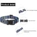 Adjustable Soft Nylon Dog Collar for Small & Medium Dogs | Suredoo Blue | Comfort Fit for Puppies & Cats (L: 38-63 cm) - Buy Online on GoSupps.com