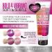 Colour-Freedom Gloss Pro Magenta Semi-Permanent Hair Colour 150ml - Vegan Colour Mask with PurePlex | Ammonia-Free, Long-Lasting Formula | Magenta Dream 150ml - Buy Online on GoSupps.com