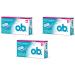 O.B. Pro Comfort Tampon Mini - 48 Pieces (16 Pieces x 3 Boxes) - Buy Online on GoSupps.com