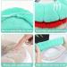 ZeeDix 5-Piece Thicker Bathroom Toilet Seat Cover Pad Set - Washable & Comfortable, Easy Installation, Stretchable Fibers - Standard Size (5 Colors) - Buy Online on GoSupps.com