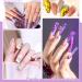 Hanyousheng Nail Art Brushes Set 15 pcs Nail Art Design Pinceaux + 3 pcs Detailer Brush Tool Acrylic Nail Brush Nylon Brush Head Nails Tools for DIY Design(Black Purple) 15+3 pcs 18.0 - Buy Online on GoSupps.com