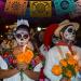 Day of the Dead Face Tattoo Kit with Skeleton Sugar Skull Makeup and Red Roses - Halloween Makeup Set for Dia de los Muertos - Temporary Glitter Skeleton Tattoos - Buy Online on GoSupps.com