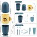 Pwsap Toothbrush Travel Case - Removable & Portable 3 in 1 Holder Cup for Travel, Hiking, Camping - Cute Submarine Styling for Kids & Teens (Blue) - Buy Online on GoSupps.com