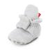 TMEOG Baby Booties Slippers Infant Boots Newborn First Walking Shoes Baby Winter Sock Crib Shoes for Boys Girls 0-18Months 0-6 Months E Light Grey Star