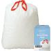 Amazon Basics Tall Kitchen Drawstring Trash Bags - Clean Fresh Scent - 13 Gallon - 80 Count - Buy Online on GoSupps.com