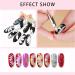 24-Piece Colour Paint Pen Set Pink Petal Pen Nail Brush Short Nail Brush - Buy Online on GoSupps.com