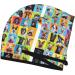 Hair Towel Wrap with Button | Cute Dogs Collage Hair Drying Turban for Quick Drying - Buy Online on GoSupps.com