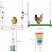 KAKUNM 12PCS Chicken Coop Toys: Xylophone, Swing Set, Mirror, Ladder, Vegetable String Bag & Feeder - Fun Activities for Hens - Buy Online on GoSupps.com