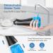 Cordless Water Flosser for Teeth Gums Braces - Rechargeable Portable Oral Irrigator Cleaner - Black - Buy Online on GoSupps.com