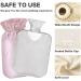 Buy Pink Glitter Drop Hot Water Bottle 2L - Rose Gold Plush Cover | Winter Warmer for Kids & Adults - Buy Online on GoSupps.com
