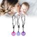 Buy 3Pcs Butterfly Pattern Baby Teething Toys Set - Soft Silicone Sensory Chew Necklaces for Infants - International Shipping Available! - Buy Online on GoSupps.com