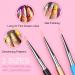 Saviland 8PCS Dotting Pen with Nail Art Liner Brush Set - Manicure Starter Kit for Nail Salon and Home DIY - Buy Online on GoSupps.com