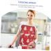 ifundom barber cloth elk baking apron christmas cosplay costume Christmas Kitchen Cooking Aprons christmas party xmas apron santa costume Haircut Apron decorate household Work Cotton linen 68X55X0.5CM - Buy Online on GoSupps.com