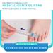 Toe Spacers for Overlapping Toes | Gel Big Toe Separators for Bunion Relief | Orthopedic Correctors | One Size Fits All - Pack of 2 - Buy Online on GoSupps.com