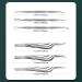 FVION Blackhead and Acne Extractor Kit - Professional 6 PCS Pimple Popper Tool Set for Face - Acne Tweezers and Blackhead Remover Tools - Buy Online on GoSupps.com