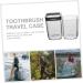 Hootnee Portable Toothbrush Storage Box | Travel Case for Toothbrushes & Toothpaste | Baby Bathing & Cosmetic Organizer | ABS Removable Holder - Buy Online on GoSupps.com
