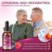 Liposomal NAD Supplement - 1200mg NAD+ Liquid Drops for Women & Men with Nicotinamide Resveratrol Quercetin TMG Black Pepper Extract - Brain & Cellular Mitochondrial Health Anti-Aging Longevity Mixed Berry 2 Fl Oz (Pa  - Buy Online on GoSupps.com