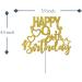 Tenhaisi Glitter Golden Happy 9th Birthday Cake Topper 9 and Fabulous Birthday Cake Topper - Kids 9th Birthday Party Decoration - Cheers to 9 Years Birthday/Wedding Anniversary Party Supplies - Buy Online on GoSupps.com