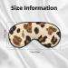 FoRes Leopard Print Adult Unisex Sleep Eye Mask | Light Blocking & Adjustable for Deep Rest - Buy Online on GoSupps.com