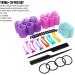 CAPIKE 37-Piece Hair Rollers Set with Self Grip Velcro Rollers, Clips, Combs, and French Braid Device - Jumbo, Large, and Medium Sizes - Hair Styling Kit - Buy Online on GoSupps.com