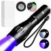 ZASHMART UV Torch 87MM L 9LED Torch 395 NM Black Flashlight Powerful UV Light Pets Urine Detector 26MM Dia Ultraviolet Light Cat Dog Bed Dry Urine Detector (Pack of 5) (2 Modes Zoom Torch)