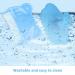 2 Pieces Baby Ridge Blue Milk Scab Brush Set - Silicone Scalp Massage & Hair Care for Newborns - Buy Online on GoSupps.com