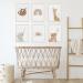 Meinbaby123 6 Set Din A4 Boho Kinderzimmer Poster | Premium Wandbilder f r Babyzimmer | Sloth & Friends Deko - Buy Online on GoSupps.com