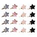 16 PSC Cute Star Metal Snap Hair Clips Tiny Hair Clips No Slip Accessories Sparkly Fashion Hair Barrettes for Women Girls Party Birthday Gift Supplies