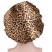 Tvoip Silk Hair Bonnet for Sleeping and Shower - Leopard Print - Buy Online on GoSupps.com