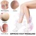 Silicone Foot Socks for Women - Moisturizing Covers for Dry Cracked Feet | Soft Silicone Foot Care (White - Buy Online on GoSupps.com