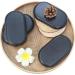 Master Massage Large Ovular Basalt Hot Stone Massage Stones - 15cm x 8.6cm x 2.7cm | Premium Quality for Relaxation | International Shipping - Buy Online on GoSupps.com