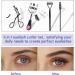 8Pcs Eyelash Curler Set with Built-in Comb - For Salon & Home Grooming | Curler for Short and Sparse Eyelashes - Thicker, Curlier, Fuller | Multicolor - Buy Online on GoSupps.com