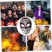 ABOOFAN 2-Pack Masquerade Masks - Unique Decorative Halloween Costume Party Masks - Buy Online on GoSupps.com