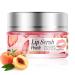 Lip peeling lip scrub scrub nourishing cream natural nourishing lip peeling lip peeling for removal of dead skin and intensive lip repair treatment (peach)