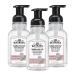 J.R. Watkins Foaming Hand Soap with Pump Dispenser Moisturizing Foam Hand Wash All Natural Alcohol-Free Cruelty-Free USA Made Rosewater 9 fl oz 3 Pack