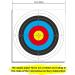 Archery Targets Paper - 30pcs Standard 10 Rings 16x16 in - Backyard Bow Arrow Targets for Hunting & Practice Accessories - Buy Online on GoSupps.com