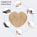 Dawnieee High Heel Insoles - 3 Pairs Gel Cushions for Women | Forefoot & Heel Protection Anti-Slip Silicone Pads - One Size White - Buy Online on GoSupps.com