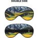 Shop Reusable Sleep Mask Eye Covers - Soft Blackout Eye Masks for Better Sleep & Travel Essentials | Sunflower Design - Buy Online on GoSupps.com