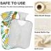 Naanle 2L Palm Leaf Banana Pineapple Hot Water Bottle - Large Transparent Heat & Cold Therapy for Pain Relief - Buy Online on GoSupps.com