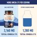 Omega 3 Fish Oil and Probiotic Capsules | Triple Strength EPA & DHA Omega 3 Burpless Softgels Plus Probiotic & Prebiotic Capsules for Gut Health & Immune Support | 60 Servings Each - Buy Online on GoSupps.com