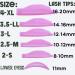Lash Lift Pads Shield Set - DIY Eyelash Perm Kit for Rapid Curling, Lifting, Tinting - 6 Sizes - Mega L Curl - Lavender Purple - Buy Online on GoSupps.com