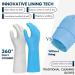 Buy VGO 1 Pair Household Gloves - TPE Latex-Free Super-Thick Non-Slip Cleaning & Food Gloves for Kitchen Bathroom & Garden (TP117 S) - Buy Online on GoSupps.com