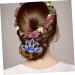 Ipetboom 1pc Wedding Hair Comb Wedding Headpiece Colorful Hair Comb Blue Hair Comb Tiara Hair Accessories for Kids Princess Hair Comb Bridal Hair Comb Wedding Insert Comb Rhinestones Miss - Buy Online on GoSupps.com