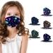 WEXCV 50 pieces children outdoor mouth protection stars space prints disposable masks protective masks protective masks.